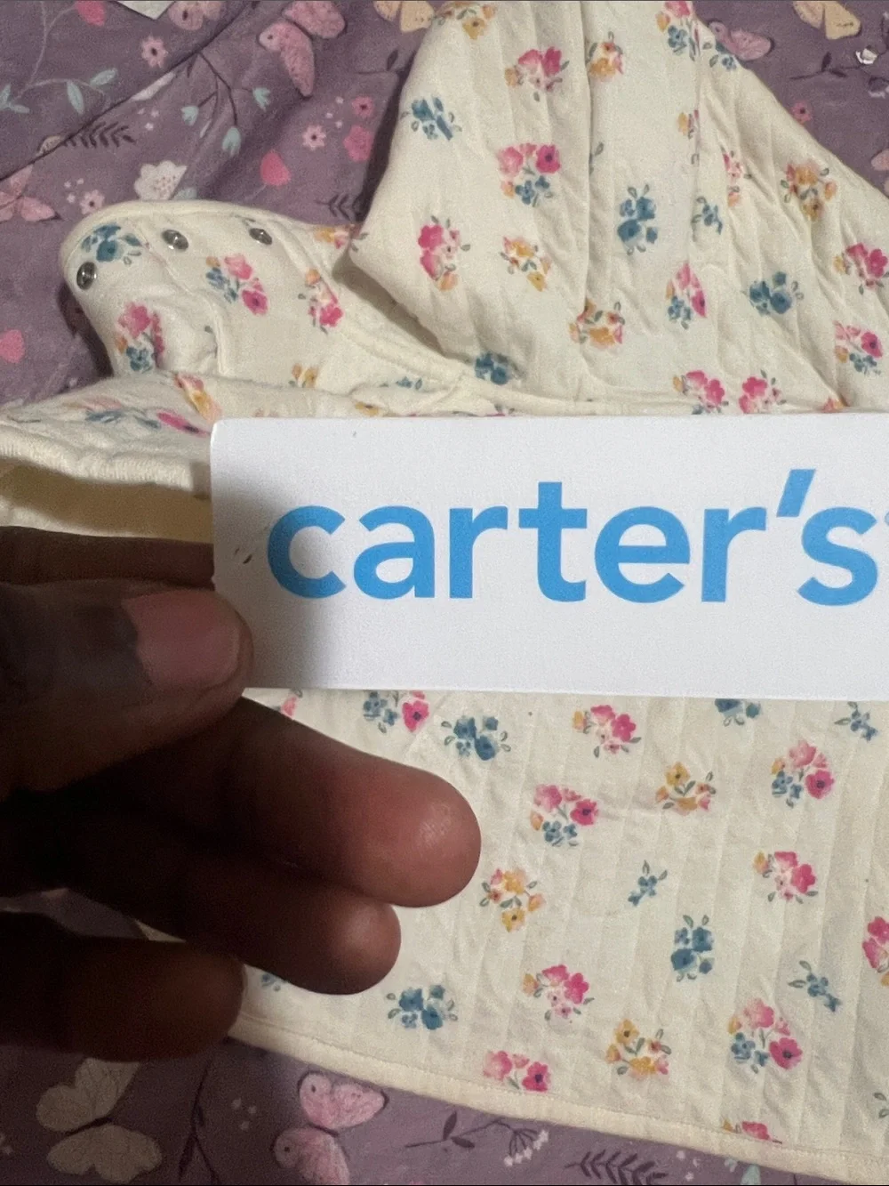 Carters quilted hooded
